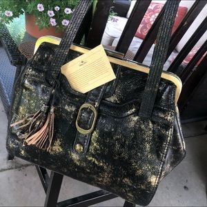NWT Patricia Nash Leather Handbag